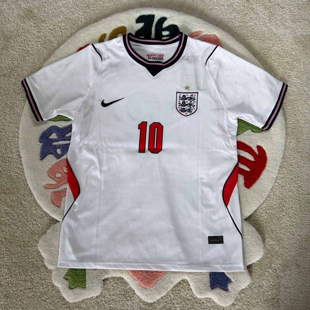 Nike England Bellingham #10 Soccer Jersey White NWT Mens Size Medium